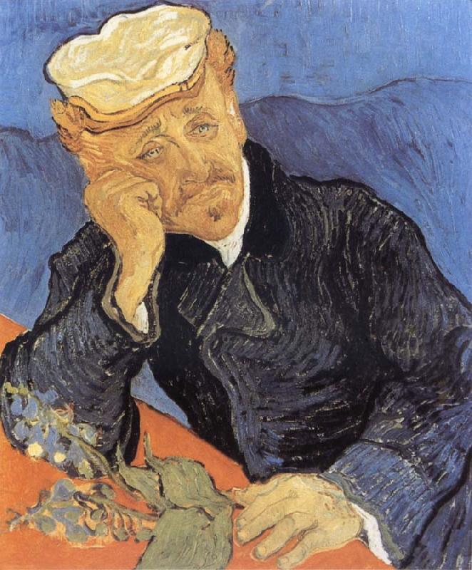 Vincent Van Gogh Portrait of Dector Gacher Sweden oil painting art
